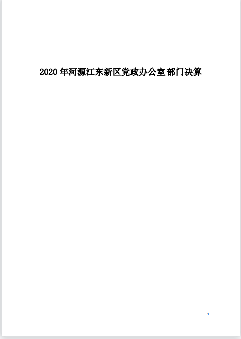 2020年河源江東新區黨政辦公室部門決算—1.png